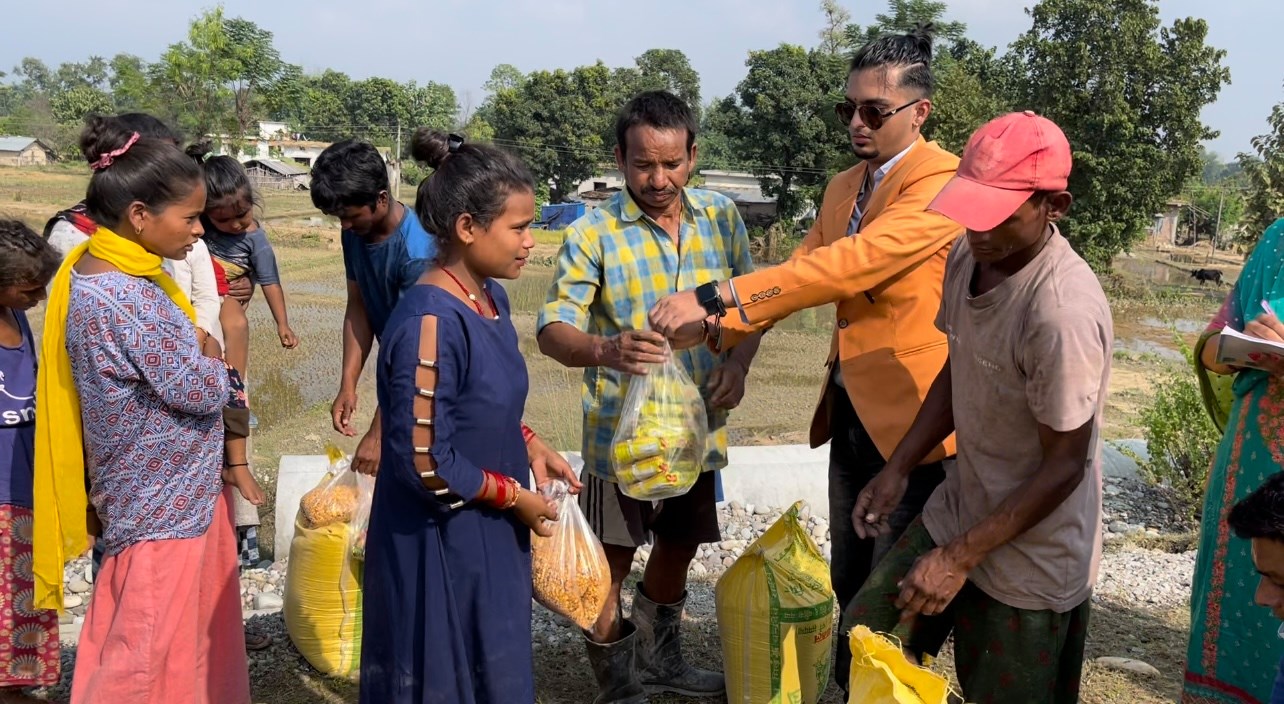 टिकटकमा मात्रै होइन, सामाजिक कार्यमा पनि सक्रिय अंशु वर्मा